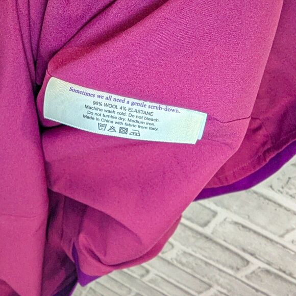 M.M. LaFleur Women's The Masha Dress in Deep Plum Purple size 8 - Picture 7 of 9